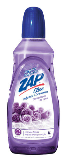 Limpador Perfumado Zap Clean Sensualidade da Rosa 1 L